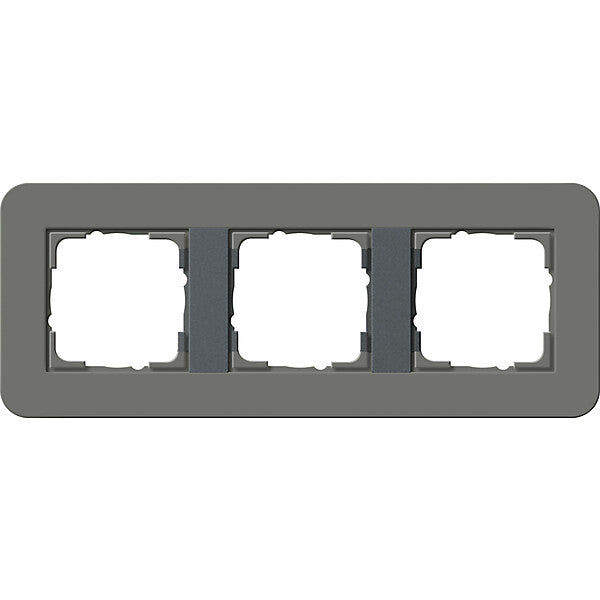 Gira Abdeckrahmen 3fach Dklgrau/Anthrazit 0213423